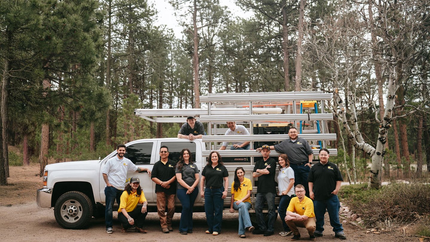 The full Kent Glass team in Colorado Springs